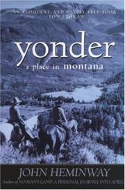 Cover of: Yonder: a place in Montana