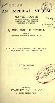 Cover of: An imperial victim by Edith E. Cuthell