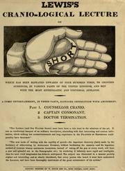 Cover of: Lewis's Cranio-logical lecture on short [hand] by Lewis, James Henry, Lewis, James Henry