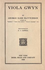 Cover of: Viola Gwyn by George Barr McCutcheon