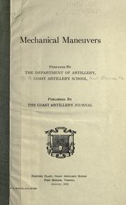 Cover of: Mechanical maneuvers