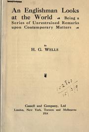 Cover of: An Englishman looks at the world by H. G. Wells, Only Books, H. G. Wells