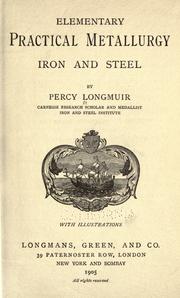 Cover of: Elementary practical metallurgy: iron and steel