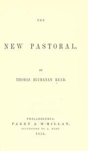 Cover of: The new pastoral by Thomas Buchanan Read