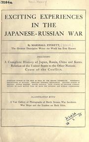 Cover of: Exciting experiences in the Japanese-Russian war by Marshall Everett