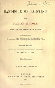 Cover of: Handbook of painting: the Italian schools: Based on the Handbook of Kugler.
