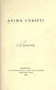 Anima Christi by Joseph Smith Fletcher