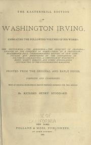 Cover of: Life and works of Washington Irving. by Washington Irving