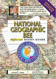 Cover of: National Geographic Bee Official Study Guide Updated Edition | Stephen F. Cunha