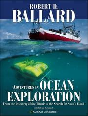 Cover of: Adventures in Ocean Exploration by Robert D. Ballard, Malcolm McConnell