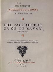 The page of the Duke of Savoy