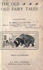 Cover of: The old, old fairy tales