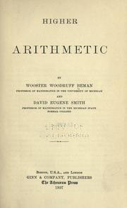Cover of: Higher arithmetic