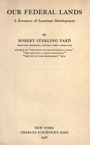 Cover of: Our federal lands by Robert Sterling Yard