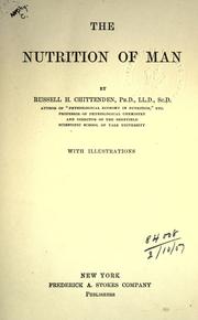 Cover of: The nutrition of man.