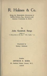 Cover of: R. Holmes & Co. by John Kendrick Bangs