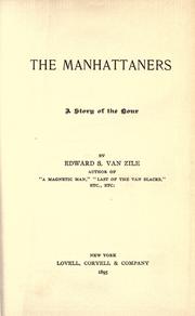 Cover of: The Manhattaners by Edward S. Van Zile