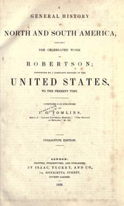 Cover of: A general history of North and South America by continued by a complete history of the United States to the present time.