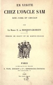 Cover of: En visite chez l'oncle Sam by Mandat-Grancey, E. baron de