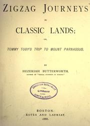 Cover of: Zigzag journeys in classic lands by Hezekiah Butterworth