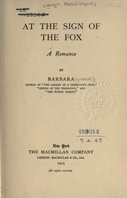 Cover of: At the sign of the fox: a romance
