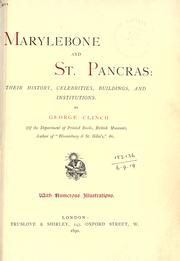 Marylebone and St. Pancras by George Clinch