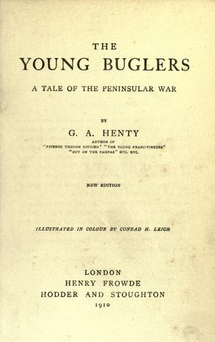 The young buglers by G. A. Henty