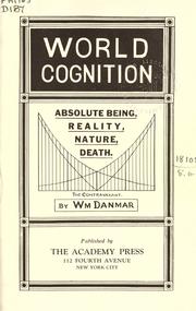 Cover of: World cognition