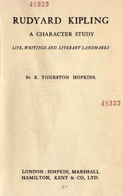 Rudyard Kipling by R. Thurston Hopkins