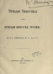 Steam shovels and steam shovel work by E.A Hermann
