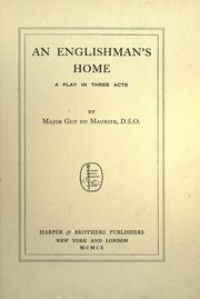 An Englishman's home by Guy Louis Busson Du Maurier