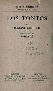 Cover of: Los tontos. by Joseph Conrad