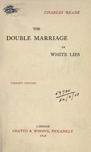 Cover of: The double marriage: or, White lies.