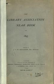 Cover of: Year book - The Library Association