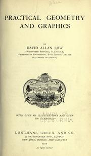 Cover of: Practical geometry and graphics by Low, David Allan
