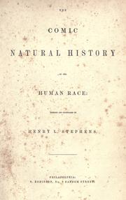 Cover of: The comic natural history of the human race