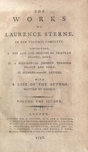 Cover of: The works of Laurence Sterne ... by Laurence Sterne