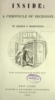 Cover of: Inside by William M. Baker, William M. Baker