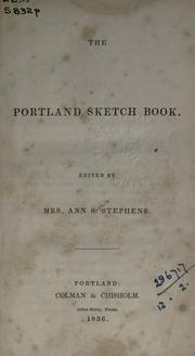 Cover of: The Portland sketch book. by Stephens, Ann S., Stephens, Ann S.