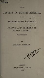 Cover of: France and England in North America. by Francis Parkman