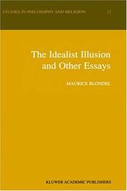 Cover of: The idealist illusion and other essays