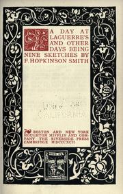 Cover of: A day at Laguerre's and other days by Francis Hopkinson Smith