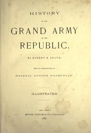 Cover of: History of the Grand Army of the Republic