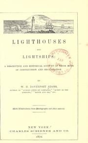 Cover of: Lighthouses and lightships by W. H. Davenport Adams