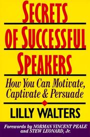 Cover of: Secrets of Successful Speakers by Lilly Walters