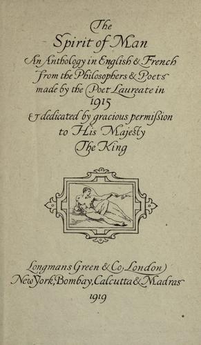 The spirit of man by Robert Seymour Bridges