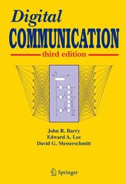 Cover of: Digital Communication by John R. Barry, Edward A. Lee, David G. Messerschmitt