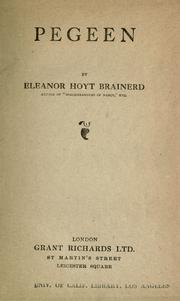 Cover of: Pegeen by Eleanor Hoyt Brainerd