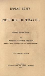 Cover of: Heinrich Heine's Pictures of travel by Heinrich Heine