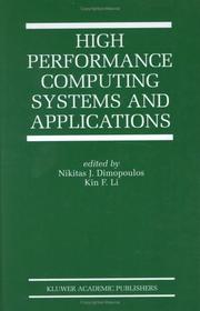 Cover of: High Performance Computing Systems and Applications (The Springer International Series in Engineering and Computer Science) by 